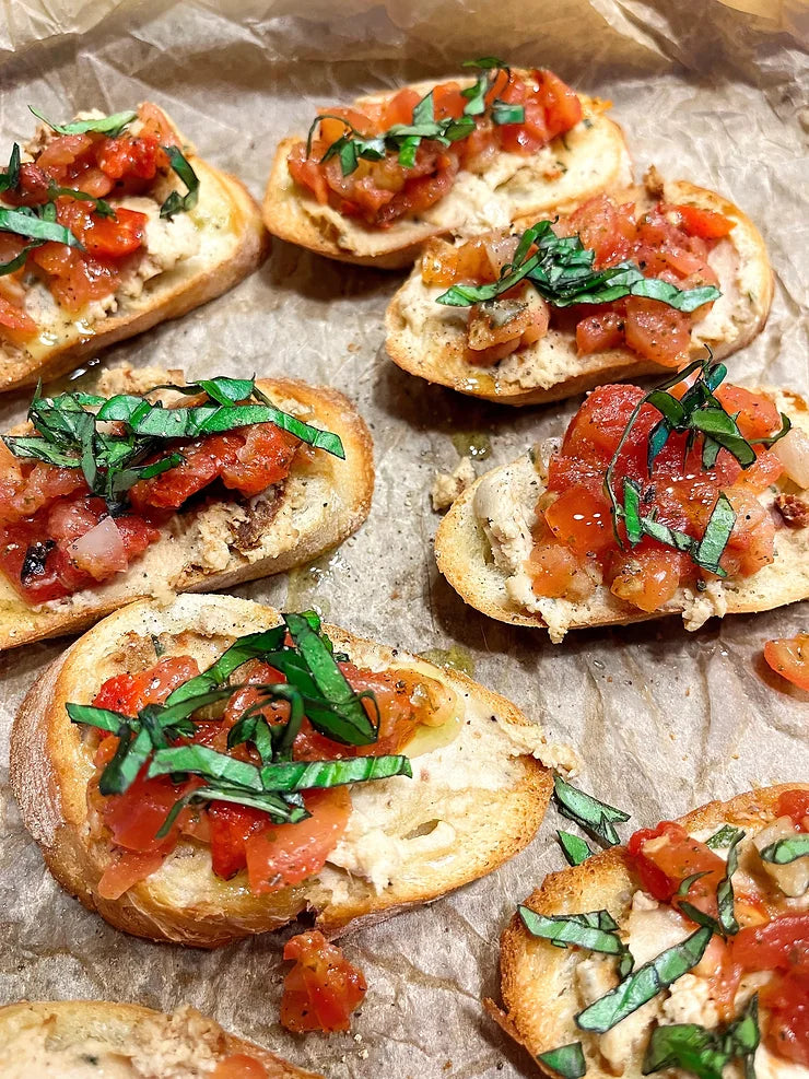 Easy Vegan Bruschetta