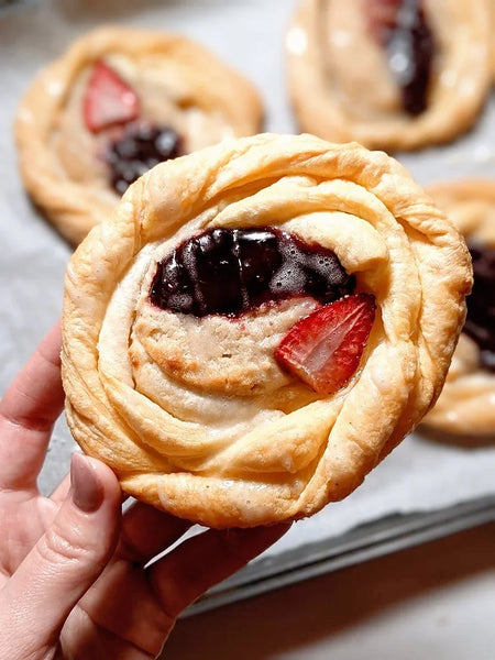 Danish au fromage végétalien