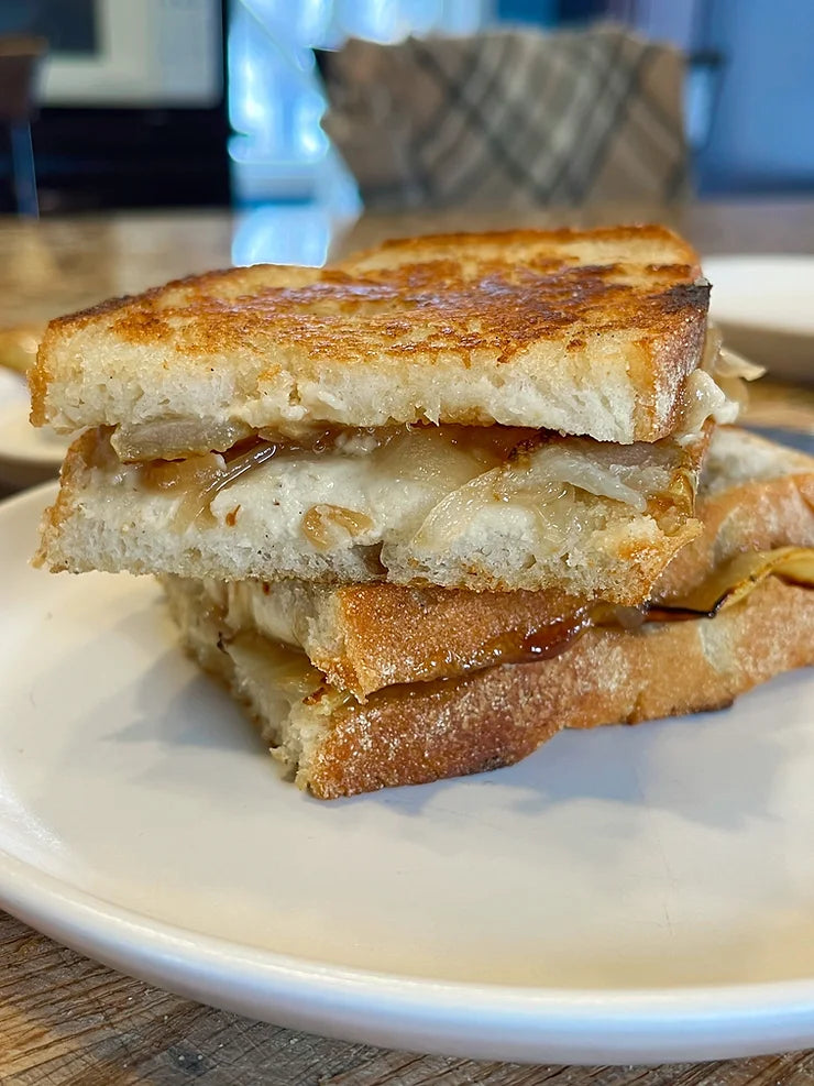 Caramelized Pear Grilled Cheese