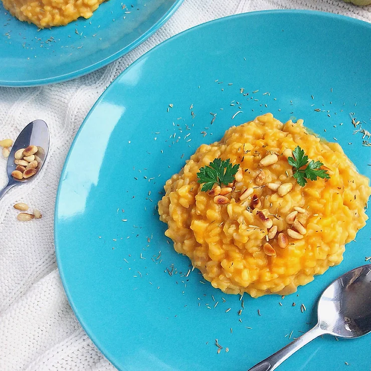 Instant Pot Vegan Pumpkin Risotto