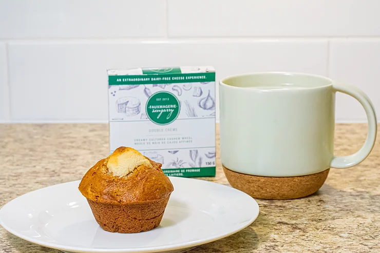 Muffins véganes au fromage à la crème de citrouille