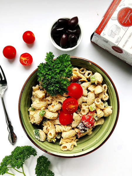 Three dairy-free & vegan pasta salad recipes