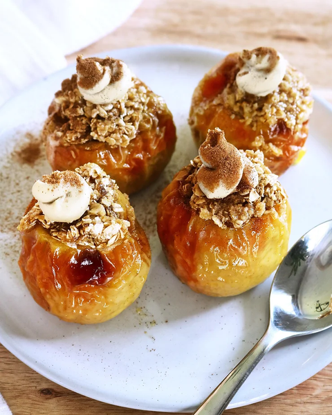 Baked Apples Stuffed with Apple Crisp