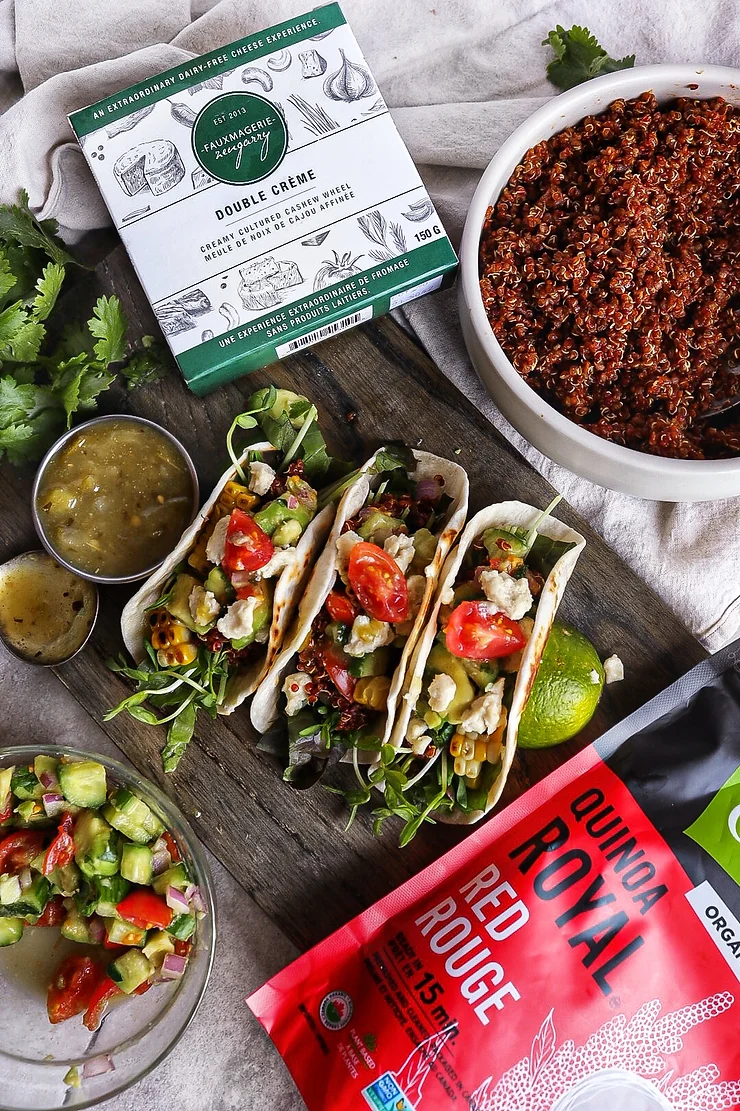 Chipotle Lime Quinoa Tacos