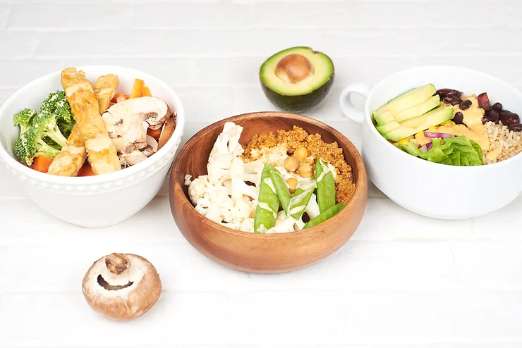 Three easy vegan Buddah bowls