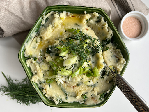 Dairy-free Colcannon - Irish Potatoes with Kale