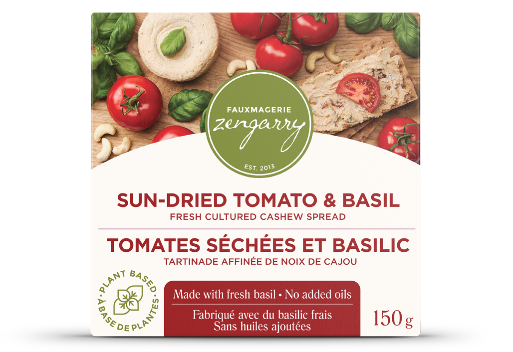 Tomates séchées et basilic