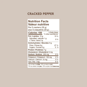 Cracked Pepper Crackers